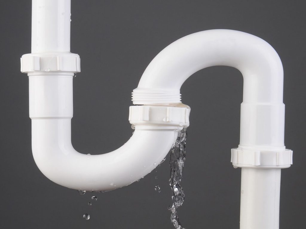 fuite d'eau sur raccord